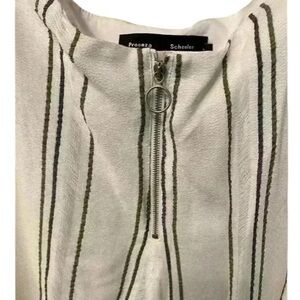 Womens Palazzo Striped Wide Leg Flowing white black pockets Proenza Schouler 6